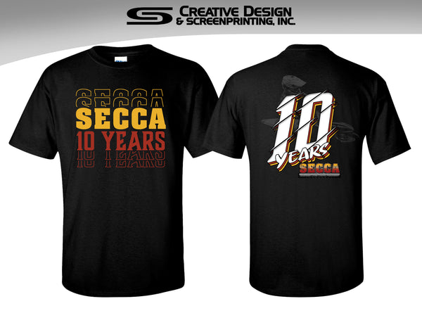 10 Year SECCA Shirt